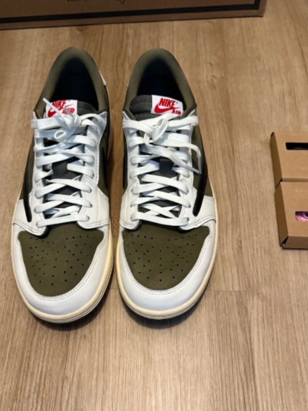 Travis Scott x Air Jordan 1 Low OG SP 'Reverse Olive Medium Olive'